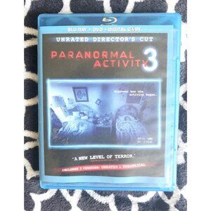 Paranormal Activity 3 Blu-ray DVD Movie 2011